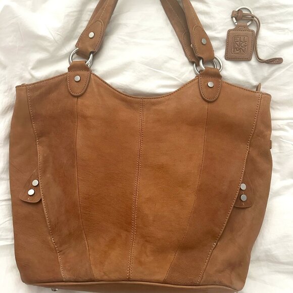 ELLINGTON Leather Handbag - Picture 1 of 14